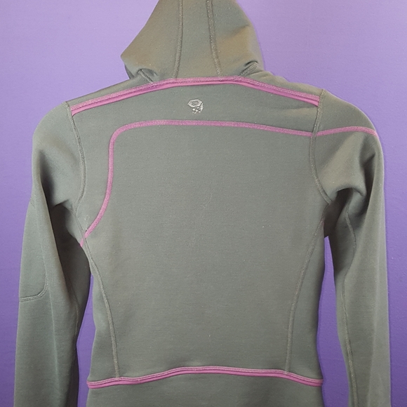 Womans mountain hardwear full zip hooded sweatshir - Picture 2 of 6
